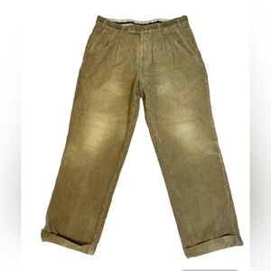 Hiltl Men's The Ultimate Pleated Corduroy German Design Trousers‎ Size 36